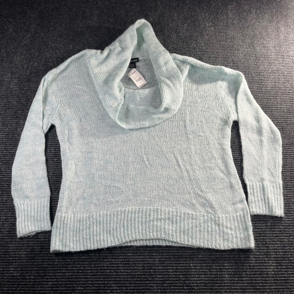 Lane Bryant Sweaters - Lane Bryant Women's Cowl Neck Sweater Blue Knit Plus Size 14/16 NWT